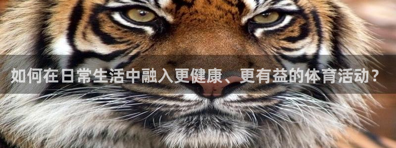 杏宇体育f开户：如何在日常生活中融入更健康、更有益的体育活动？