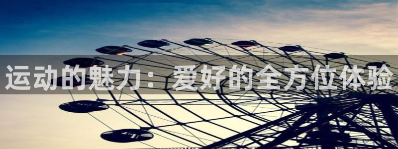 杏宇体育合法嘛：运动的魅力：爱好的全方位体验