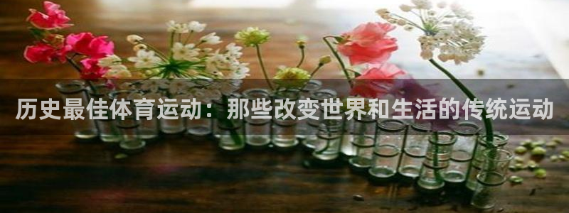 杏宇vk：历史最佳体育运动：那些改变世界和生活的传统运动